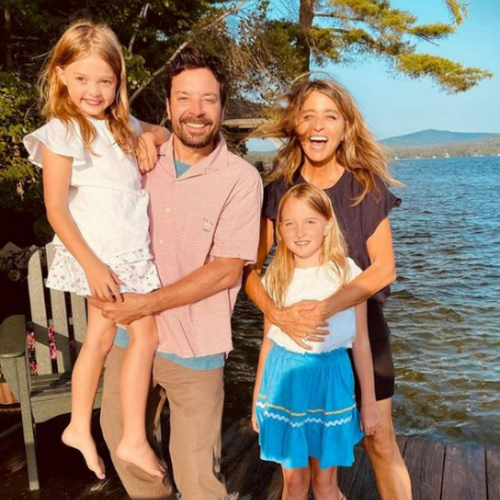 Nancy Juvonen and Jimmy Fallon have 2 daughters, Winnie Rose and Frances Cole.